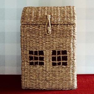 Panier de rangement en jonc de mer fait main, inspiré des contes pour enfants, pour la décoration de chambre d'enfant, organisateur de maison, fabricant vietnamien - Product Image 2