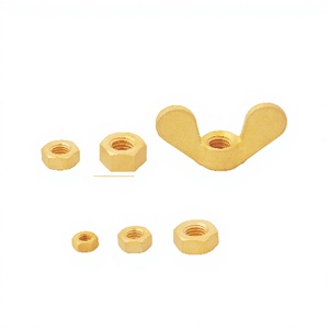 Écrou en laiton hexagonal haute résistance pour systèmes de mise à la terre électriques et composant de liaison de protection contre la foudre - Product Image 1