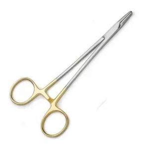 Porte-aiguille en bois Crile de haute qualité avec mâchoires en carbure de tungstène instruments chirurgicaux en acier inoxydable - Product Image 5