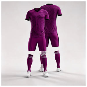 Ensemble de maillots de football personnalisés OEM |   Tailles pour hommes, femmes et jeunes |   Vêtements de sport légers à séchage rapide en gros - Product Image 3