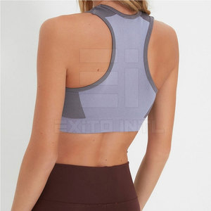Service OEM Soutien-gorge de sport respirant pour femme, personnalisable avec logo imprimé, haute qualité, élastique, léger pour la course - Product Image 2