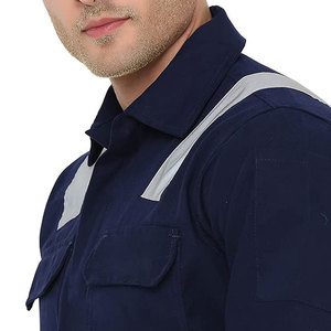 Combinaison de travail imperméable et respirante en polyester de haute qualité pour hommes - Product Image 4