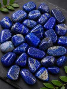 Pierre de Lapis Lazuli Naturelle de Qualité Supérieure, Polie, Cristal Bleu pour la Sagesse, la Communication et la Concentration du Chakra du Troisième Œil - Product Image 5