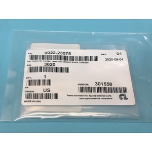 AMAT 0022-23075 แผ่นรองด้านหน้าขวา C-Peek หนา 1.6 มม. THK - อุปกรณ์และอะไหล่เซมิคอนดักเตอร์ระดับโลกที่เชื่อถือได้ - Product Image 1