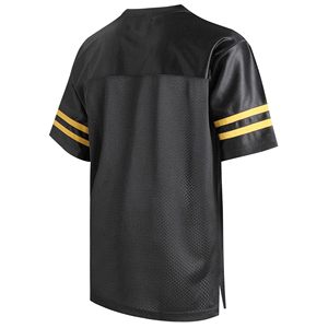 เสื้อฟุตบอลตาข่ายสำหรับผู้ชาย แบบเรียบ แบบสั่งทำได้ แบบคลาสสิก ระบายอากาศได้ดี เสื้อยืดออกกำลังกาย เสื้อกีฬา เสื้อลำลอง ชุดออกกำลังกาย - Product Image 3