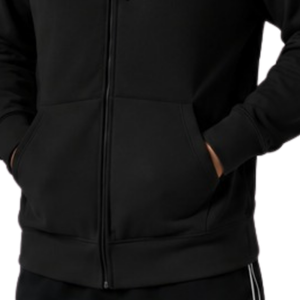 Sweat à capuche décontracté à manches longues avec cordon de serrage, poche kangourou, tissu polaire confortable, pour l'entraînement quotidien et le sport - Product Image 6