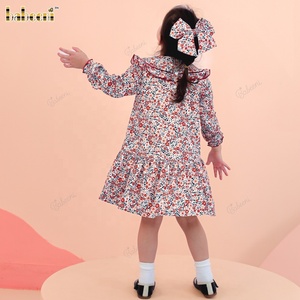 เดรสวินเทจพิมพ์ลายดอกไม้เล็กๆเสื้อผ้าเด็กอ่อนขายส่งผลิตในเวียดนาม-DR4277 - Product Image 3