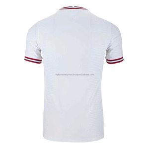 Maillot de football unisexe à séchage rapide, personnalisable, couleur unie, impression numérique, conception OEM pour clubs, 100 % polyester, vente en gros - Product Image 2