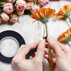 เทปกาวกันน้ำลายดอกไม้แบบด้านเดียว ติดเองง่าย ฉีกง่าย ขนาด 12 มม. x 20 หลา - Product Image 2