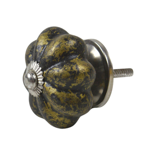 Perfectly Flower Shaped <b>Ceramic</b> Pull Home Decor Combo Metal Design Drawer <b>Knobs</b> and Colored Cabinet <b>Knobs</b> - Product Image 1