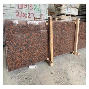 Azulejos de granito rojo Carmen, granito rojo rubí, grano de Dragón Rojo, suelos de granito pulido, azulejos de pared de piedra natural - Product Image 2