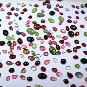 Natural Multi Tourmaline Cabochon 1200 Carat Lot Mixed Shapes Loose for Jewelry Making Wholesale PANJSHIR GEMS INTERNATIONAL - Product Image 4