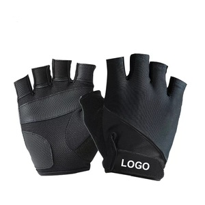 Guantes Deportivos GAF al por Mayor, Ligeros, de Medio Dedo, Antideslizantes, Transpirables, de Cuero PU con Cordones, para Gimnasio, Fitness, Levantamiento de Pesas, Unisex - Product Image 1