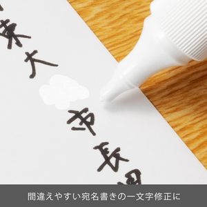 ปากกาแก้ไขเพนเทลแท้ รุ่น XEZL21W XEZL61W |   ผลิตในญี่ปุ่น JDM |   ปลายเข็มขนาด 1.0 มม./0.78 มม. |   สีขาวทึบแสงเกรดโปร |   แปรง - Product Image 2