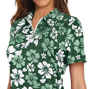 Polo de golf moderno para mujer, con ajuste cómodo, fabricado con tela refrescante que permite la libertad de movimiento para el recreo. - Product Image 6