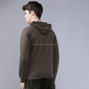 Nardon Apparel Haute Qualité 500 GSM Coton Épais Uni Léger Sweats à Capuche Unisexe Logo Personnalisé Hommes France Terry Hoodie - Product Image 2