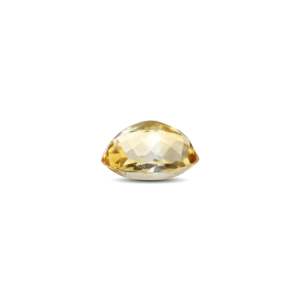 Natural Citrine Cat's Eye Loose Gemstone 6.55 Carat Certified Wholesale Yellow Excellent Cut - Product Image 3