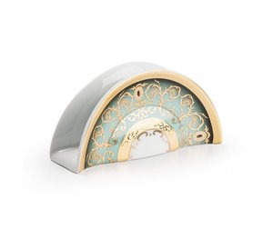 Porte-serviettes géométrique en résine avec couleur personnalisée, support élégant pour table à manger, cuisine, décoration de la maison - Product Image 2