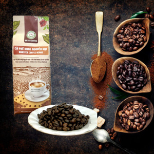 กาแฟโรบัสต้าเวียดนาม คั่วเต็มเมล็ด คั่วระดับกลาง รับผลิตแบบ OEM/ODM กาแฟคั่วเต็มเมล็ดคุณภาพพรีเมียมจากเวียดนาม - Product Image 2