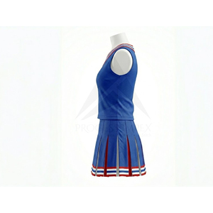 Cheerleading Uniform Customized Polyester Spandex New Design Wholesale High Quality Adult Sleeveless Girls Skirt Style 240g - Product Image 6