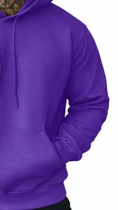 Vente en gros de sweats à capuche pour hommes de qualité supérieure, en molleton épais 480-500 GSM, brossé, 65% coton, 35% polyester, doublé, taille surdimensionnée - Product Image 2