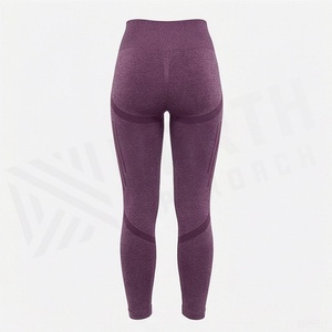 Leggings de Yoga de Cintura Alta para Mujer, Sin Costuras, Sólidos, Largos, Deportivos - Product Image 2