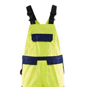 Salopette de travail personnalisée 100% polyester imperméable et ignifuge avec logo réfléchissant - Product Image 4