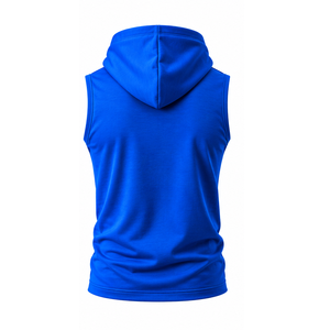 OEM Sleeveless Hoodie Manufacturer Custom <b>Hooded</b> Gym <b>Shirts</b> for Men - Product Image 2