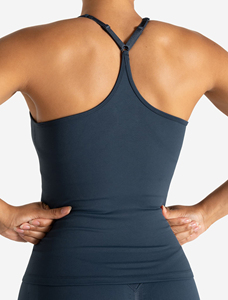 High Quality Ladies Fitness Yoga Workout <b>Crop</b> <b>Tops</b> With Pads Women Breathable Soft Racerback Sports Gym <b>Crop</b> Tank <b>Tops</b> - Product Image 6