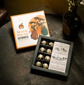 Boîtes cadeaux de chocolat avec garniture à la mangue pour souvenirs, cadeaux et vente en gros de chocolat, emballage personnalisé - Product Image 6