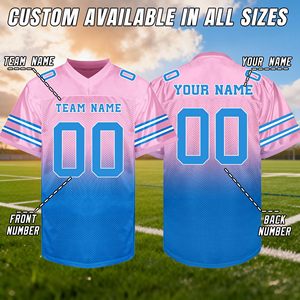 Maillot de football américain en gros, maille respirante, broderie personnalisée, nom de l'équipe, vêtements de sport, uniforme de club - Product Image 6