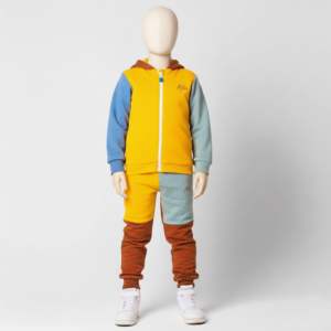 ผู้จัดจำหน่ายเสื้อผ้าเด็กคุณภาพสูงปี 2026 ชุดเซ็ตเสื้อผ้าเด็กแบบ OEM สีสันตัดกัน ชุดวอร์มเด็ก ชุดเสื้อผ้าเด็กเข้าชุดกัน - Product Image 1