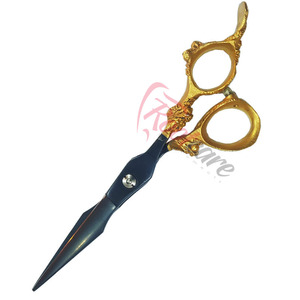 Tijeras de peluquería Rootcare de alto rendimiento, tijeras de corte para barbería, tijeras de entresacar con agarre equilibrado para un uso cómodo. - Product Image 2