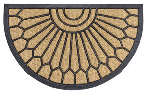 Tapis de porte extérieur moderne personnalisé Jucor, antidérapant, imperméable, en nylon et caoutchouc, avec support en PVC, épaisseur moyenne, fabriqué à la machine, personnalisable - Product Image 2