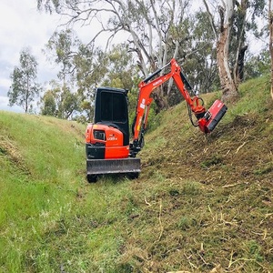Système de broyeur haute performance pour excavatrice avec moteur, pompe et engrenages à roulement PLC pour l'entretien des jardins et des chenilles - Product Image 3