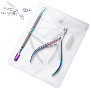 Outils professionnels de soin des ongles en acier inoxydable, pince à cuticules pour les doigts et les orteils, manucure, fabriqué au Pakistan - Product Image 1