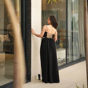 Conjunto de Blusa sin Mangas, Falda y Bolero para Mujer, Diseño de Diseñador, en Satén Ecológico, para Fiestas - Product Image 1