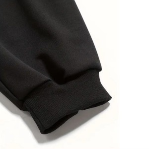 Ensembles d'hiver 2026 à prix abordable pour hommes : Survêtements confortables et respirants à capuche en polaire unie, coupe ajustée, pour activités intenses - Product Image 4