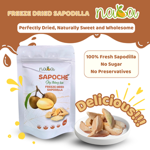 Tropical Favorite Best Seller Sweet Freeze-Dried Sapodilla Frutos Secos Chips 18 g/bolsa - Product Image 5