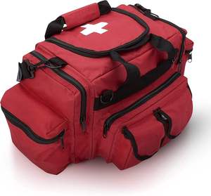 Red Emergency First Aid <b>Bag</b> Reflective Water Resistant EMS <b>Medical</b> Duffle - Product Image 4
