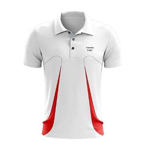 Camiseta de Cricket Personalizada, Impresa, Mezcla de Algodón/Poliéster, Manga Corta, Corte Regular, con Impresión Digital, Diseño y Logotipo Personalizados - Product Image 4
