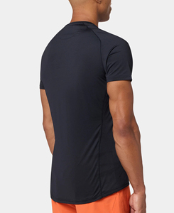 Camiseta de Yoga para Hombre 2026, Cuello Redondo, Manga Corta, Transpirable, Poliéster, Corte Regular, Color Sólido, Diseño sin Costuras, Bajo Costo, Venta al Por Mayor - Product Image 3
