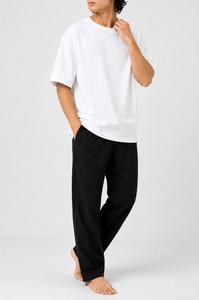 Hot Selling Men's Oversized Long <b>Plain</b> <b>White</b> Cotton Jersey <b>T</b>-<b>Shirt</b> O-Neck Short Sleeve Casual Eco-Friendly - Product Image 6
