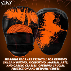 Mitaines de boxe personnalisées avec impression graphique, rembourrage en mousse absorbant les chocs, cibles de frappe professionnelles pour le kickboxing - Product Image 5