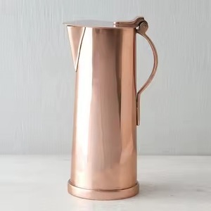 Premium Copper Drinking Vessel for Kitchen Dining <b>Table</b> Water Storage Serving with Elegant Metal Finish - Product Image 4