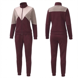 Ensemble de survêtement pour femme de haute qualité à prix de gros, pantalon à taille élastique, style décontracté, couleur unie, longueur intégrale - Product Image 3
