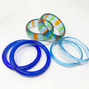 2025 gros gros gros bijoux Bracelet pour femmes filles couleur marbre irrégulière résine accessoire à la mode résine bracelet grand - Product Image 3