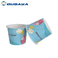 210ml 200g Tina de plástico Helado Yogurt PP Inyección Gelato Cup Container