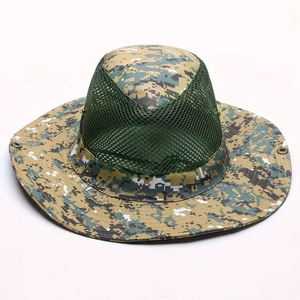 Sombrero de Pescador Táctico de Camuflaje de Mezclilla Personalizado de Alta Calidad 2026, el Mejor Sombrero de Camuflaje Oxford Personalizado con Diseño Argyle - Product Image 1