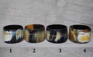 Bracelet en corne de buffle écologique fait à la main Bracelet Disco naturel épais en bijoux de mode pour femmes de style tribal - Product Image 4